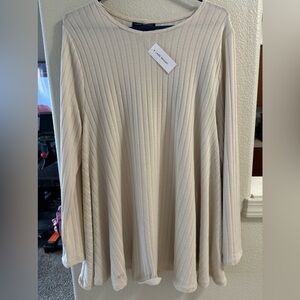 Lane Bryant 14/16 cream colored sweaternew with tags